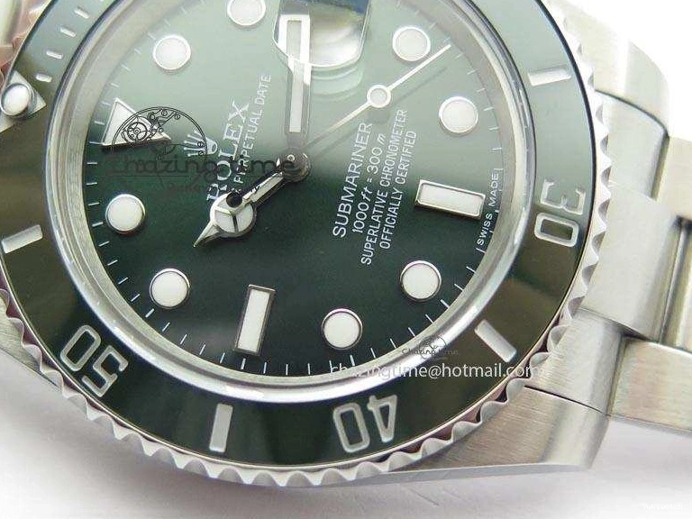 Best BP LV SS Submariner Edition Swiss Green Maker SS ETA2836 Dial 0117